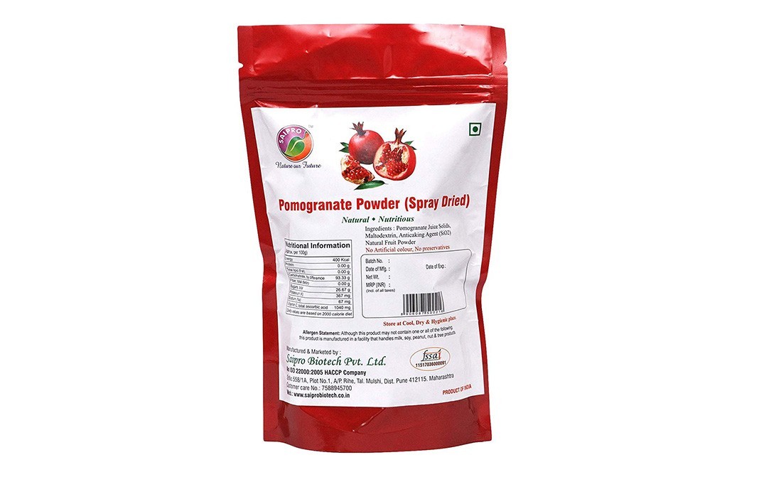 Saipro Pomegranate Powder    Pack  250 grams
